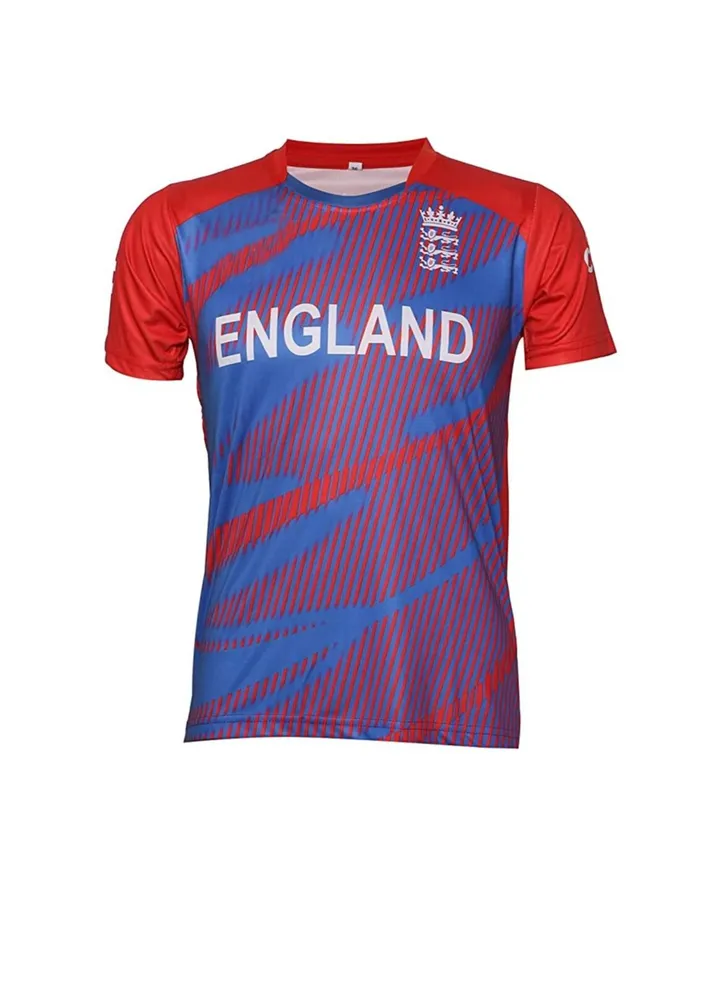 Cricket "England" Jersey World Cup 2021 Supporter T-shirt All Cricket Team Uniform