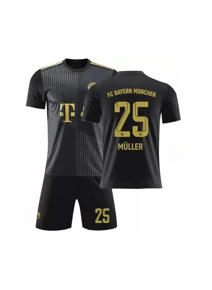 FC Bayern Monchen Muller 25 Football Jersey Set