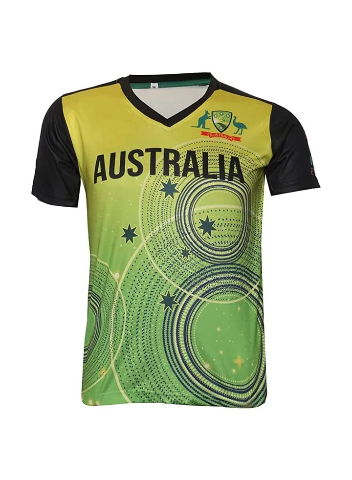 Australia Cricket Jersey World Cup 2021 Supporter All Cricket Team Uniform