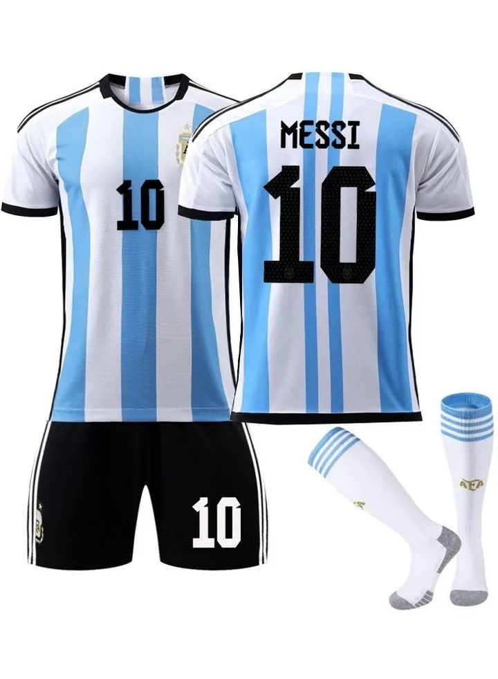 3-pieces Breathable and lightweight Men's And Women's Football Shirt