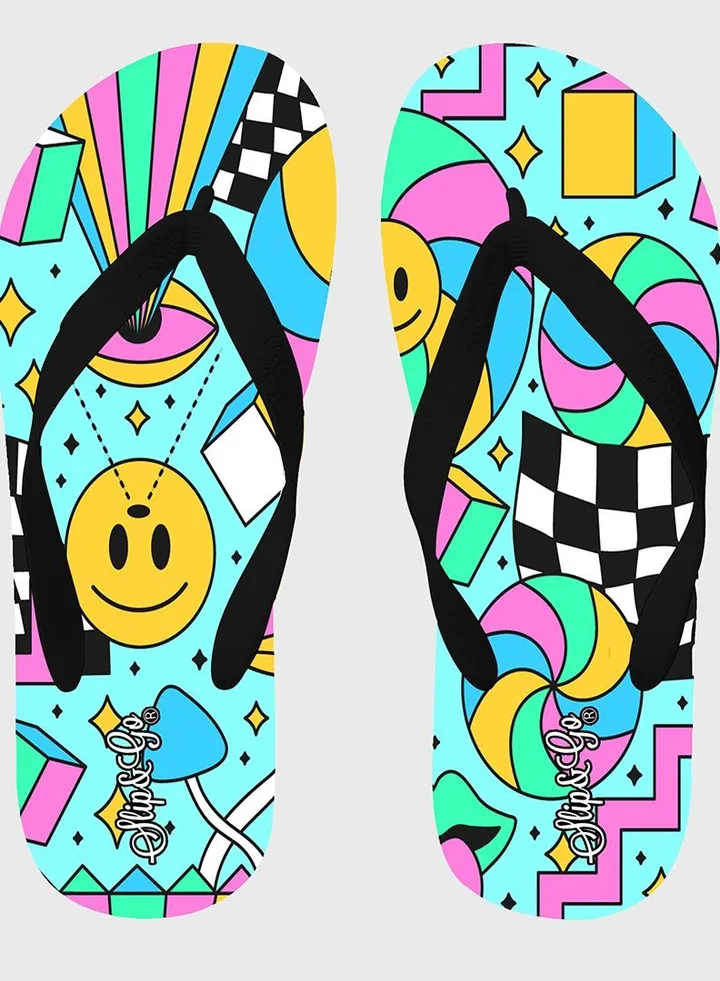 Medical Slippers For Men, Printed In Multi Colors