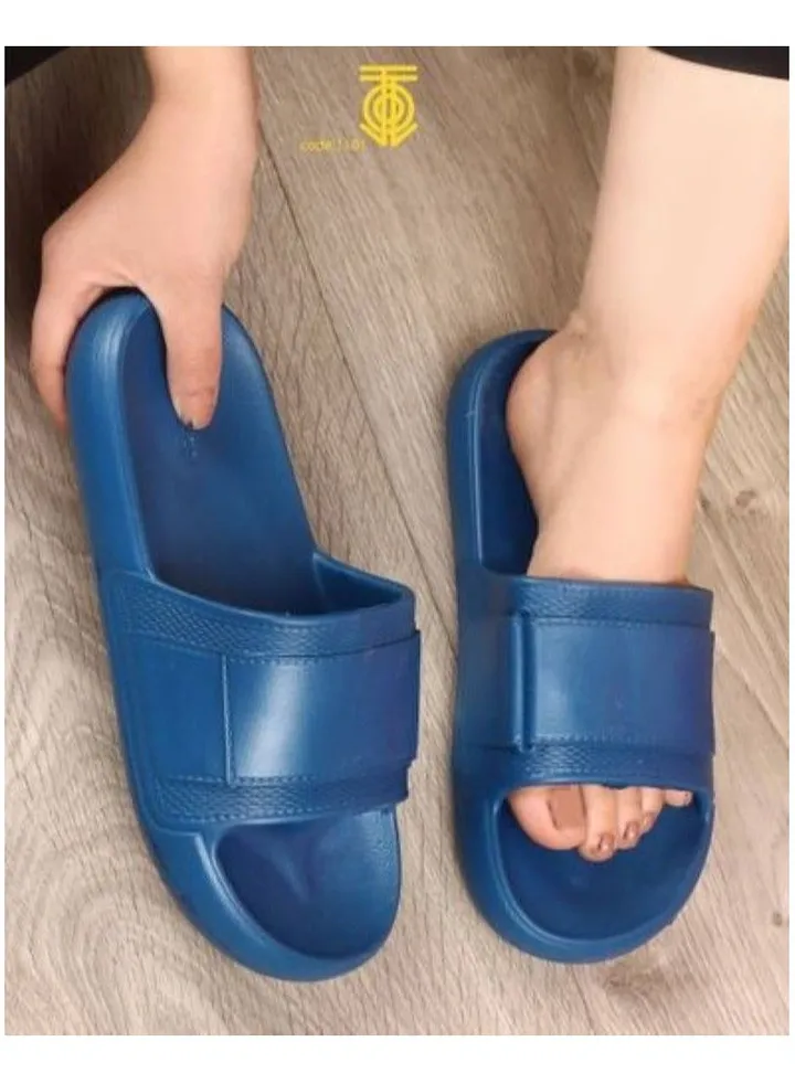 Men's and youth's medical rubber slippers, blue color