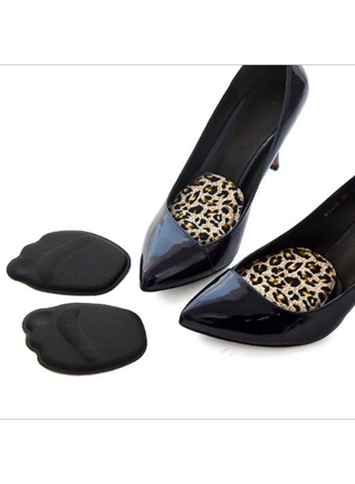 1 Pair/SET Thick Pad Forefoot Pad High Heel Insole Female Foot Before Foot Pad leopard