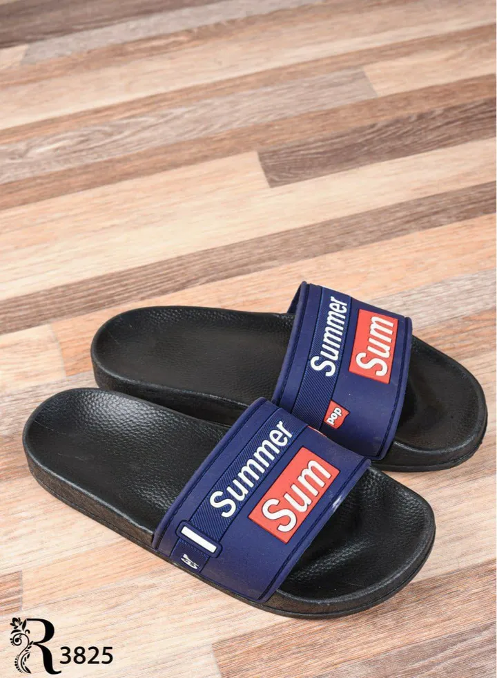 Men's and youth's medical rubber slippers, blue color