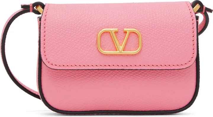 Valentino Garavani Pink VLogo Shoulder Bag
