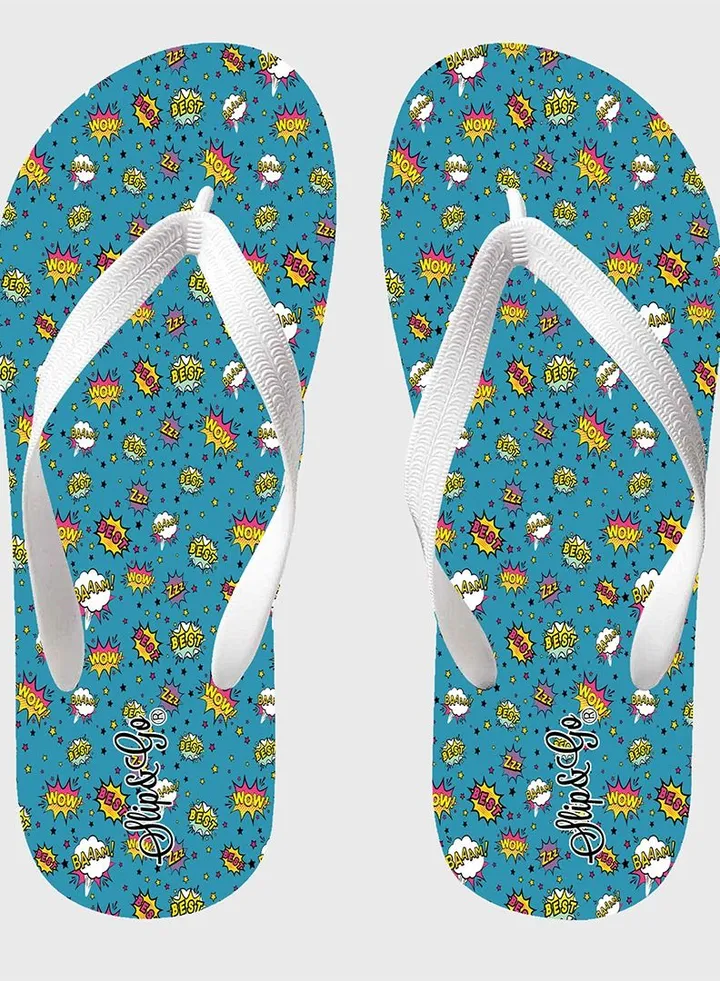 Medical Slippers For Men, Printed In Multi Colors