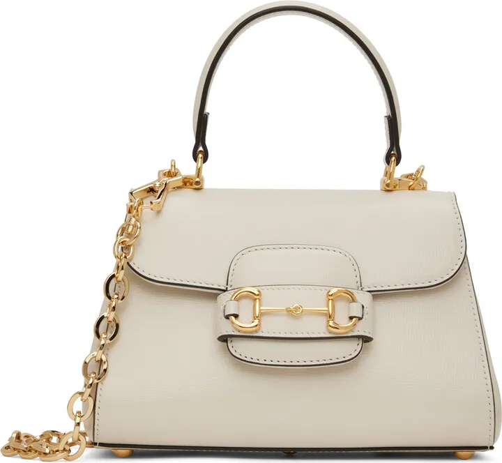 Gucci Off-White Mini Horsebit 1955 Bag