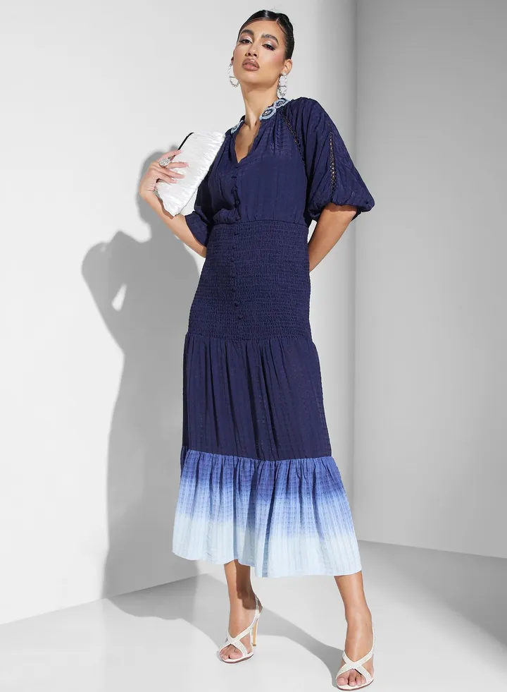 Button Detail Dress