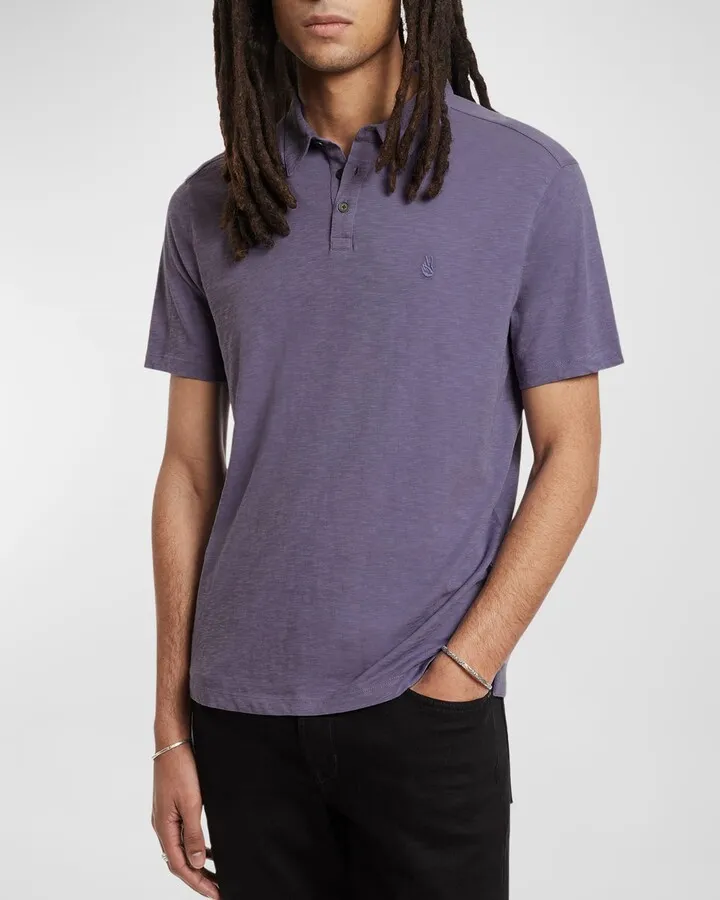 Men's Victor Slub Cotton Polo Shirt