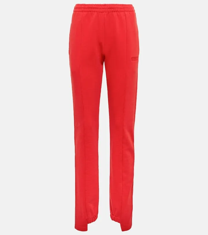 Logo-embroidered jersey sweatpants
