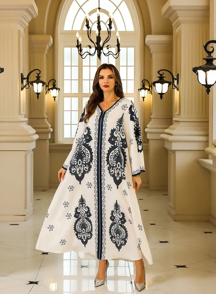 Muslim robes women's abaya robes ladies dresses