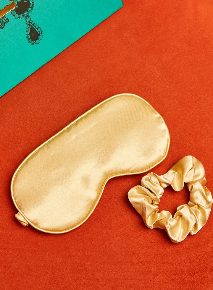 Silky Sleep Mask & Hair Band Set