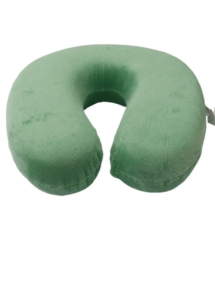 Soft Adjustable Neck Pillow, Head Support Travel Pillow, U Shape Travel Pillow for Travel Car Home Office Memory Foam Travel Neck Pillow 23X23X12CM