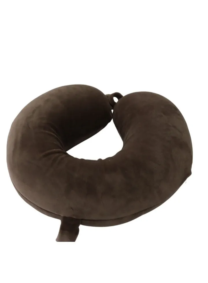 Soft Adjustable Neck Pillow, Head Support Travel Pillow, U Shape Travel Pillow for Travel Car Home Office Memory Foam Travel Neck Pillow 23X23X12CM