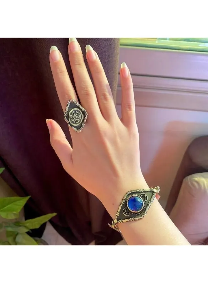 Set Women Bracelet And Ring Hand Made - 2 Pieces