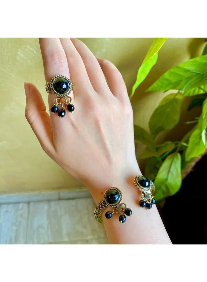 Set Women Bracelet And Ring Handmade - 2 Pieces