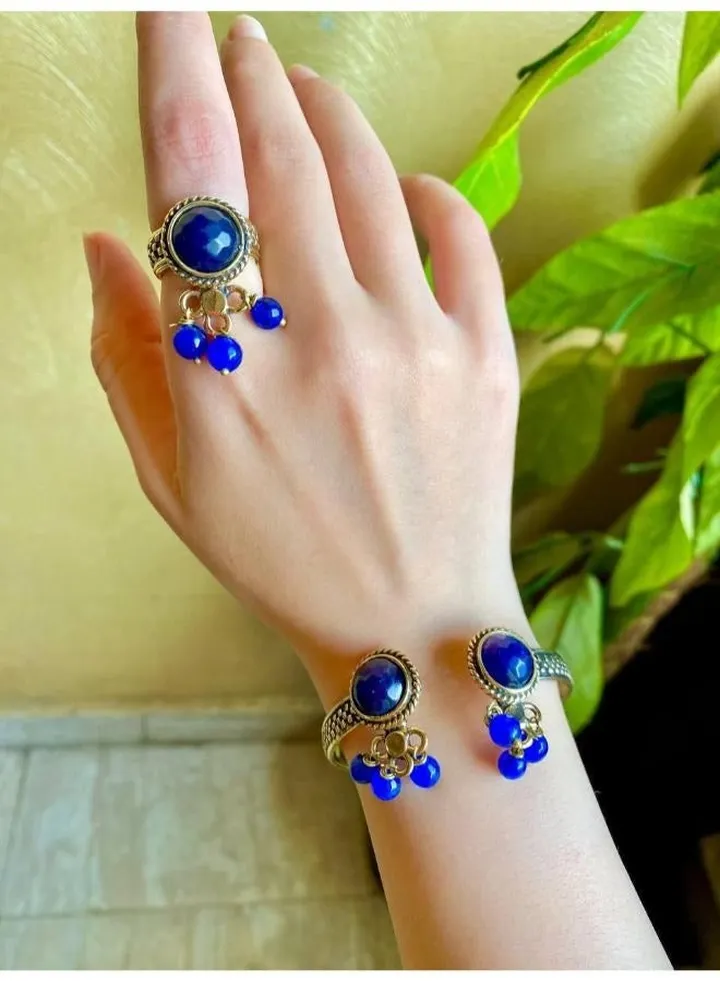 Set Women Bracelet And Ring Handmade - 2 Pieces