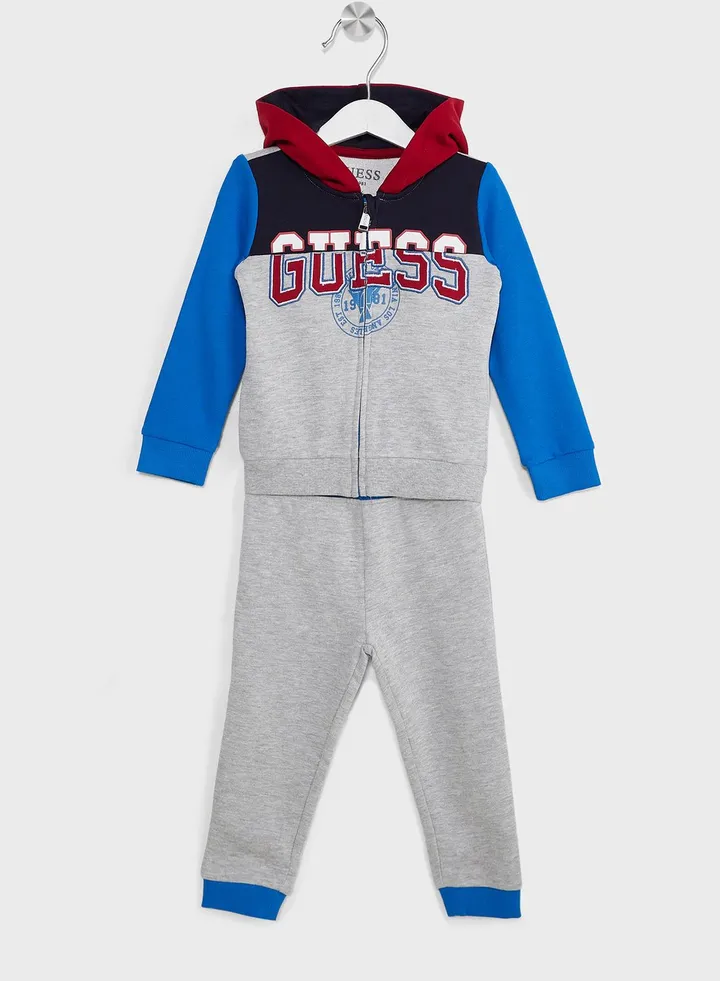 Kids Colour Block Tracksuit