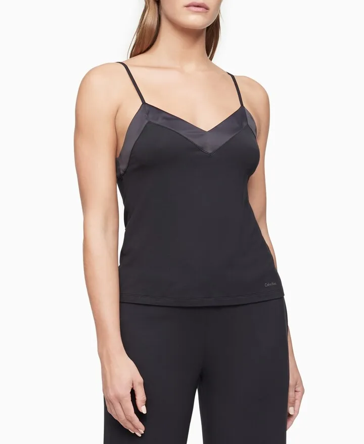 Calvin Klein Satin-Trim Loungewear Cami QS6526