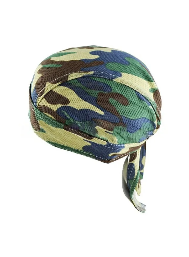 Men's Fashion Casual Breathable Hip Hop Camouflage Pirate Hat For Riding