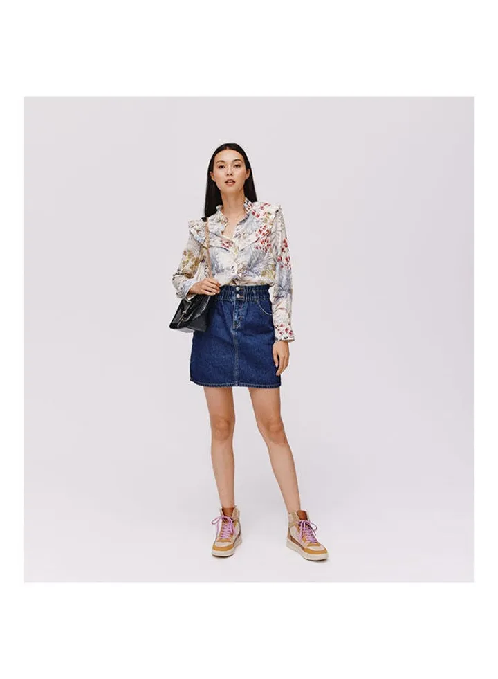 Short Denim Skirt Medium Denim