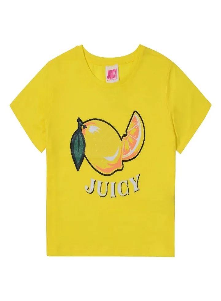 Juicy Couture Fruity T Shirt Yellow