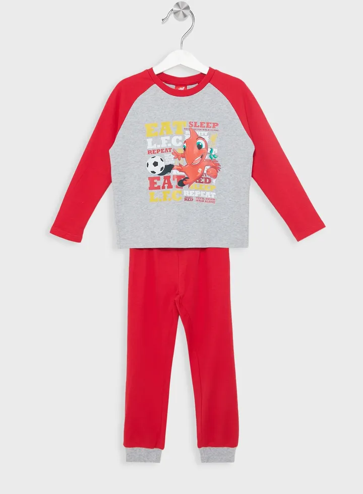 Kids Liverpool T-shirt Pant Set