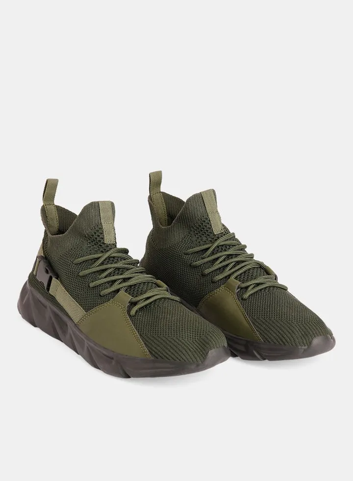 Mesh High Top Sneakers