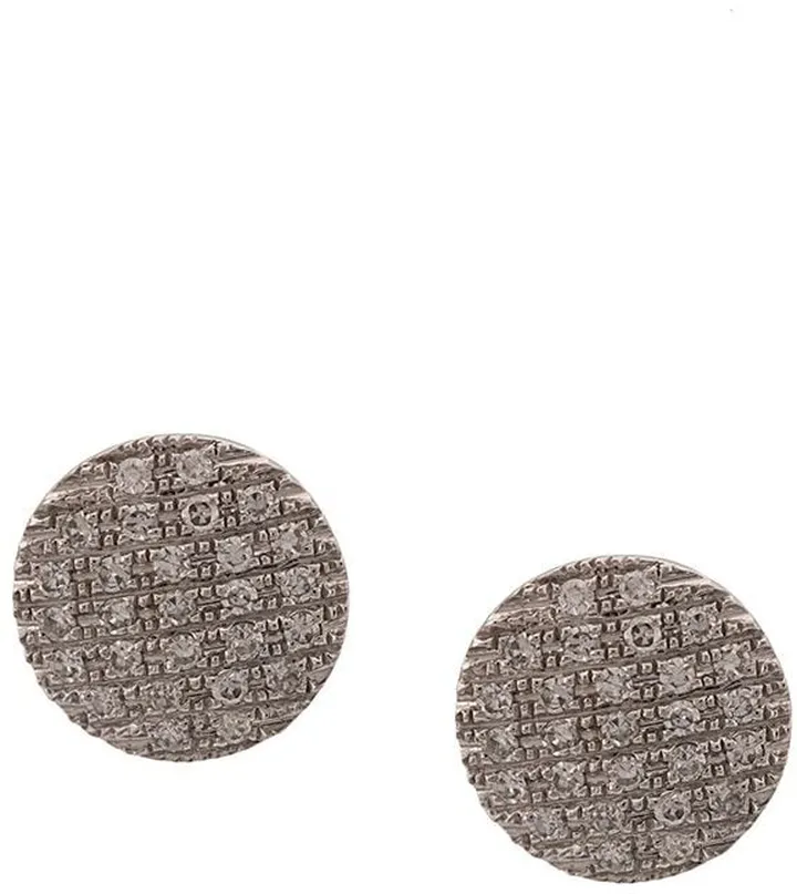 14kt White Gold Diamond Stud Earrings