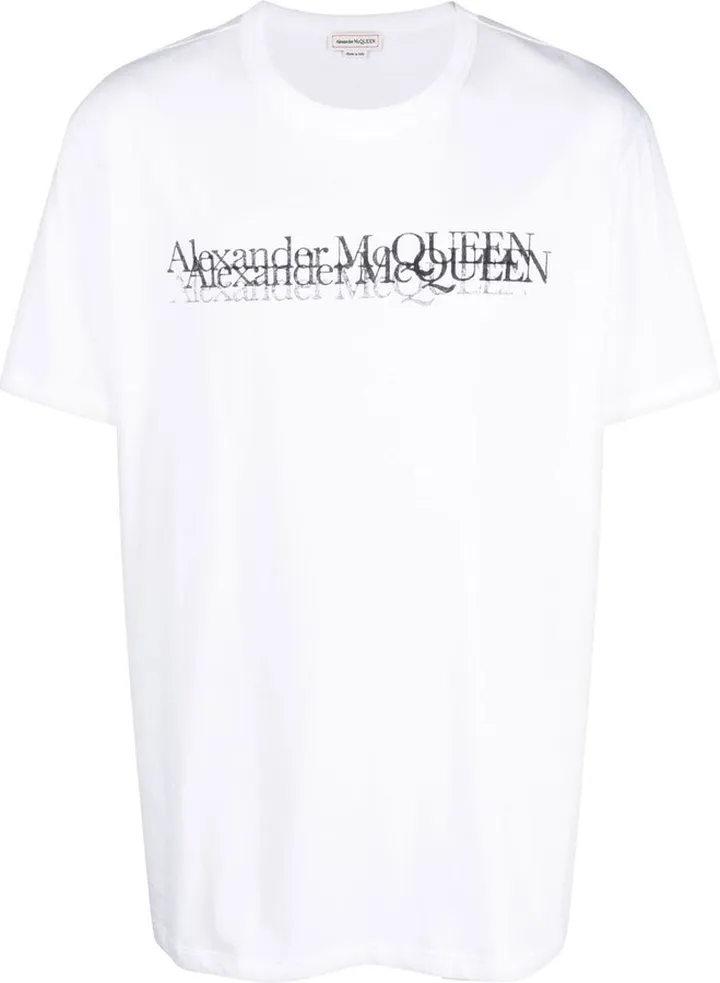 logo stamp cotton T-shirt
