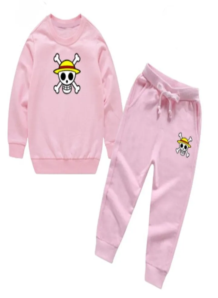 One Piece Terno Sets For Kids Pink