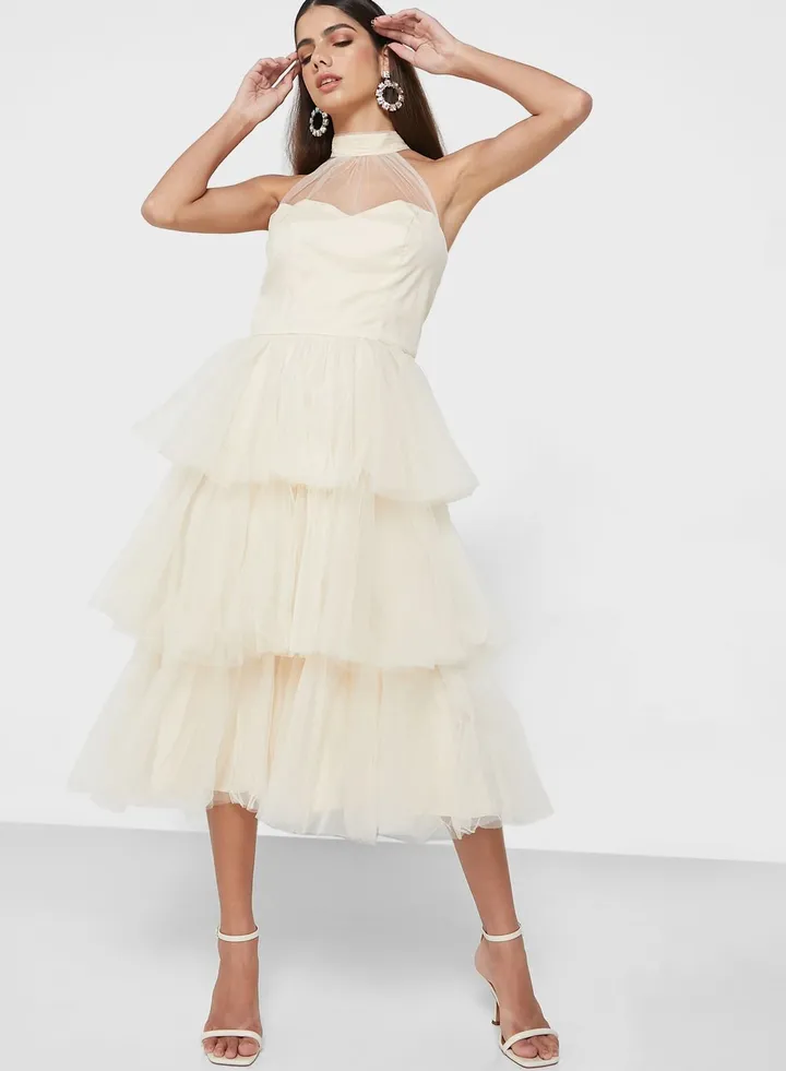 Tulle Tiered Dress