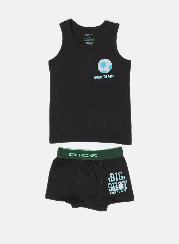 Boys Printed Underwear Set (Print May Vary)