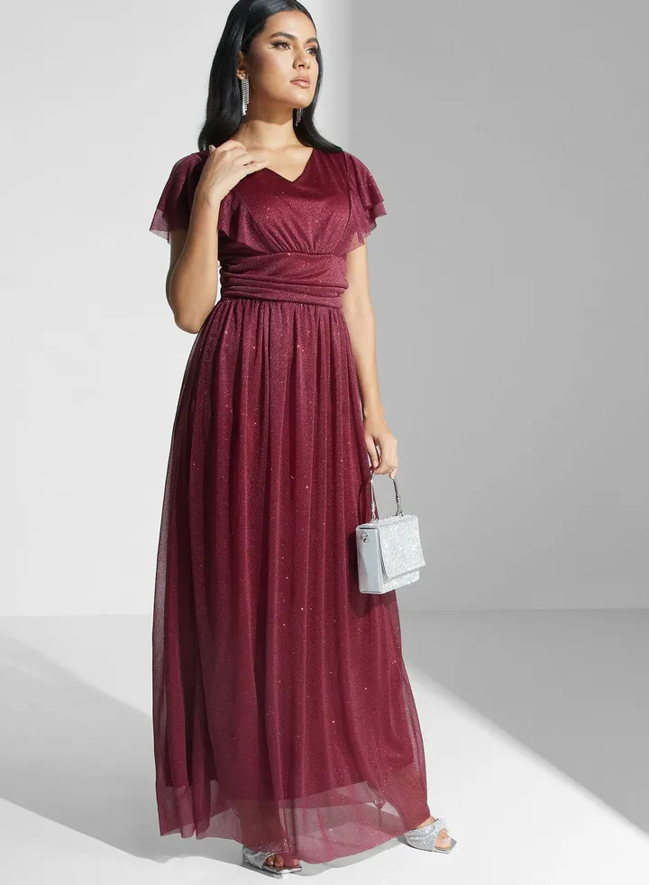 Shimmer A-Line Dress