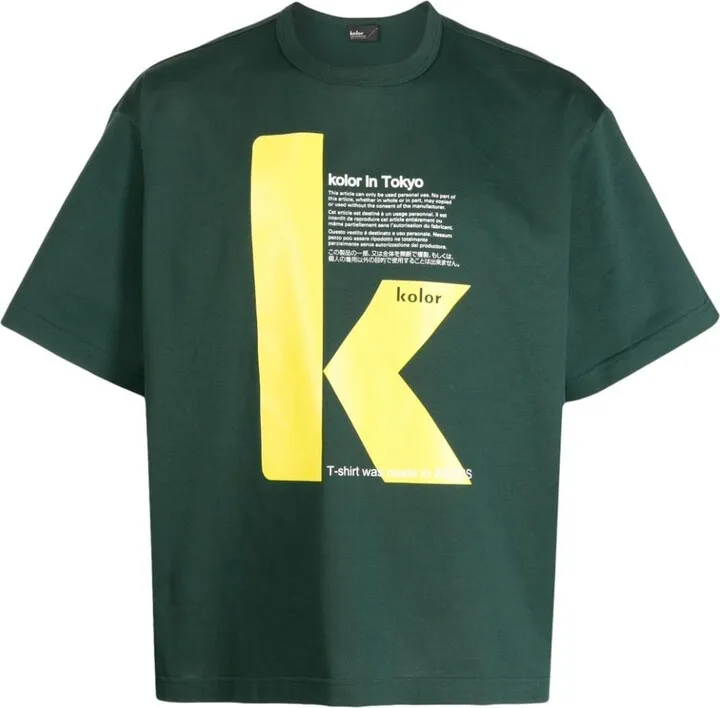 logo-print cotton T-shirt