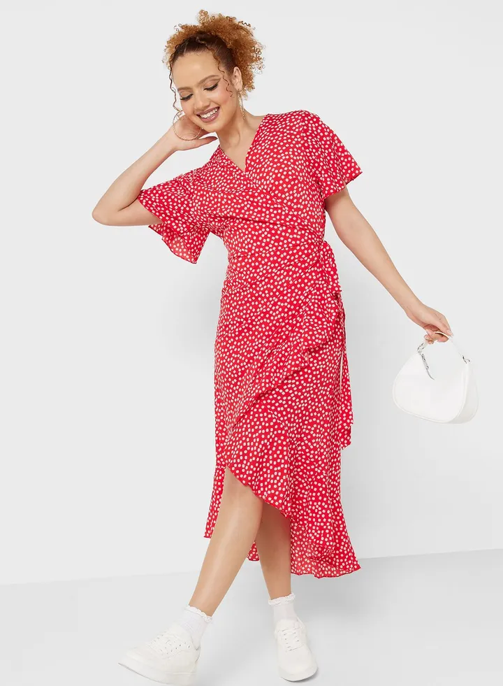 Urban Minx Ruffle Hem Dress