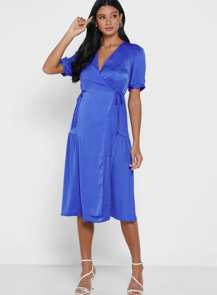 Midi Wrap Dress