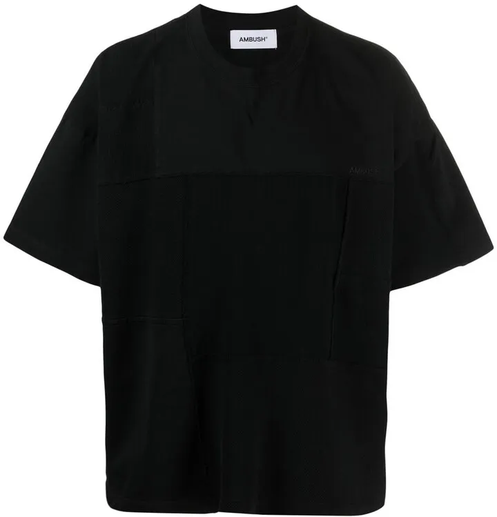 logo-embroidered cotton T-shirt