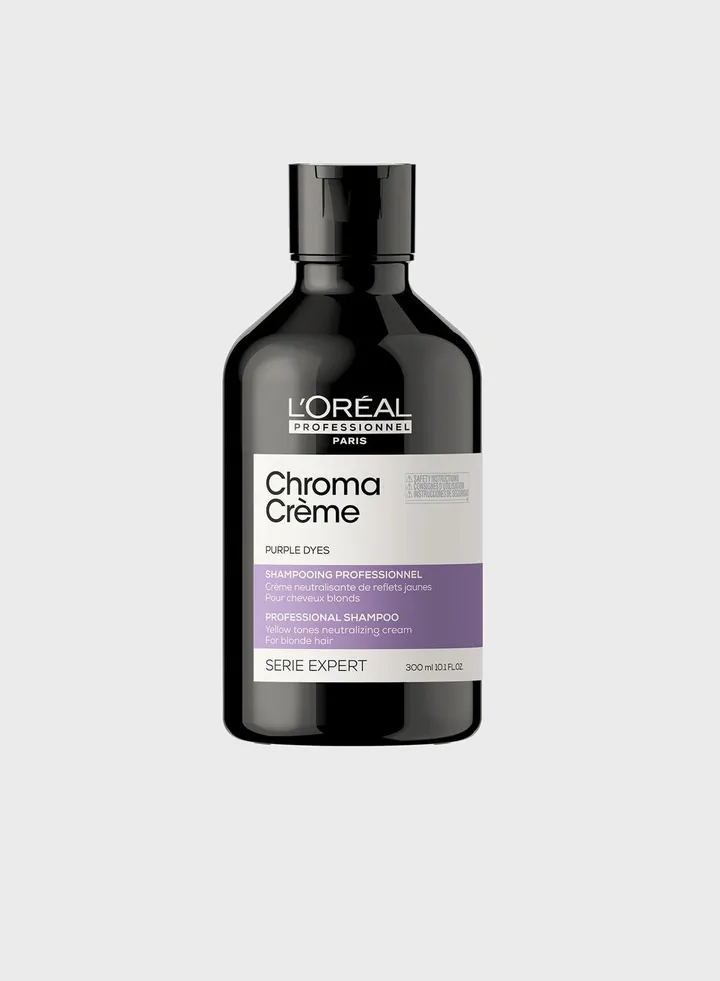 Chroma Creme Purple Pigmented Shampoo - For Neutralizing Blonde Hair