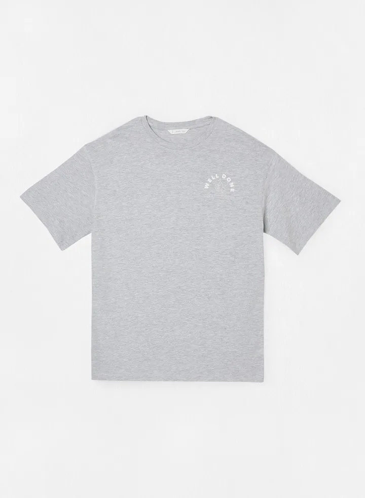 Boys Slogan Print T-Shirt