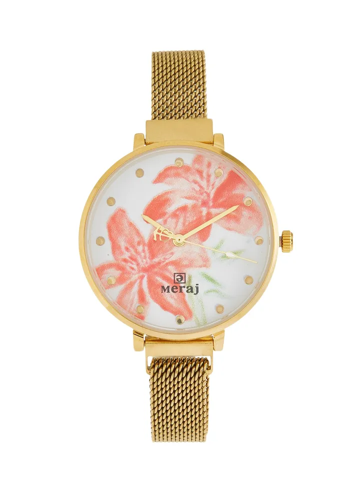 girls Alloy Analog Wrist Watch WEAR10018GPD