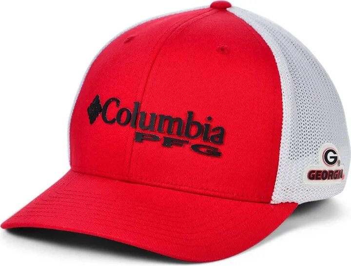 Columbia Georgia Bulldogs Pfg Stretch Cap
