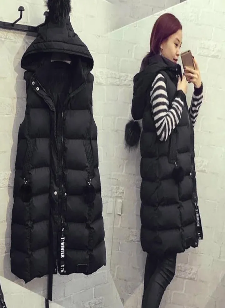Fashion Womens Plus Size Hoodie Waistcoat Vest Gilet Jacket Coat Outwear
