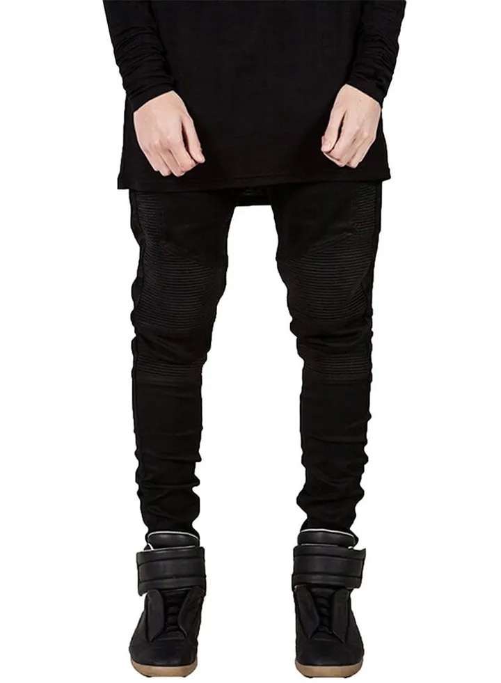 Straight Slim Fit Jeans Black