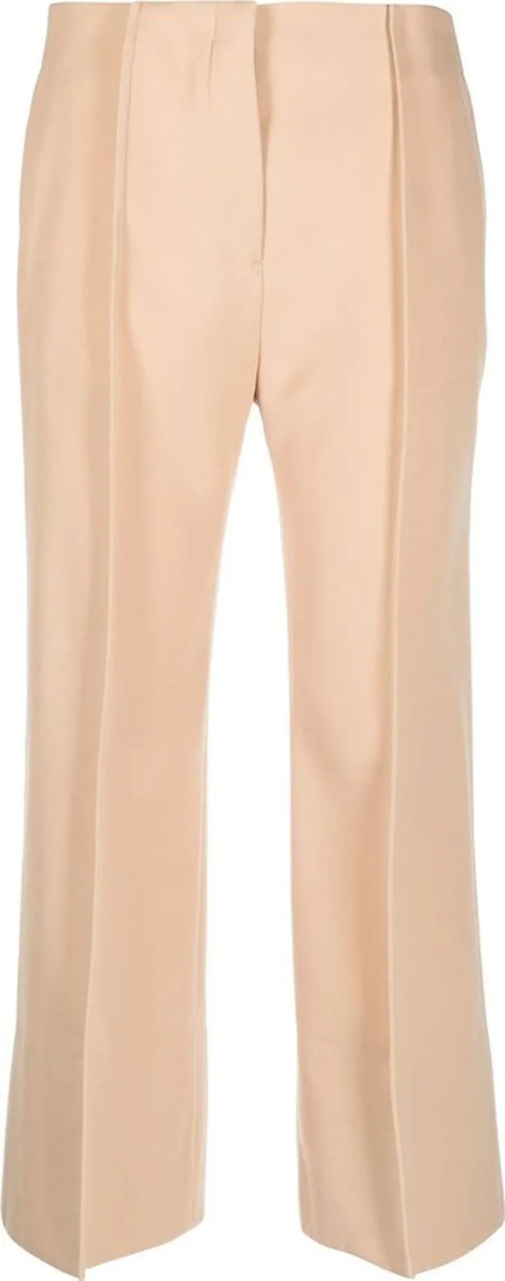 Cropped Cotton Trousers
