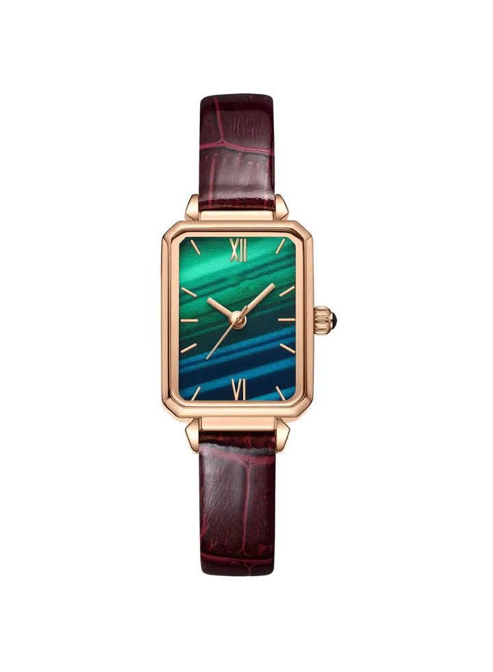 Leisure Leather Strap Waterproof Women's Watch
