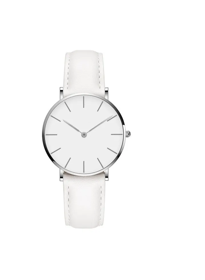 Leisure Leather Strap Waterproof Women's Watch