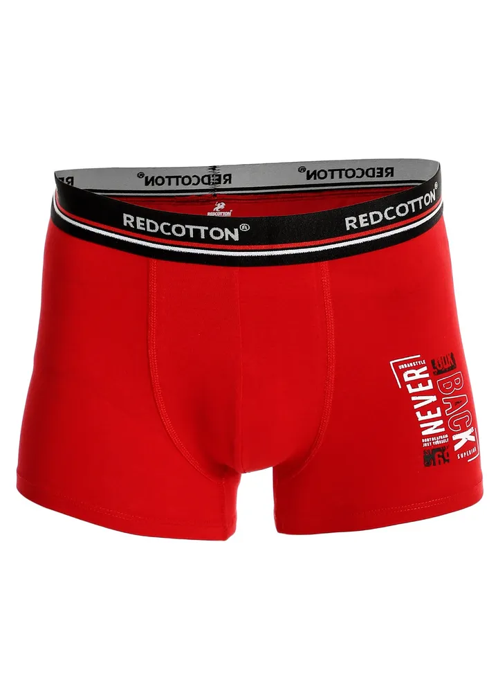 men's Comfort Boxer Cotton-red