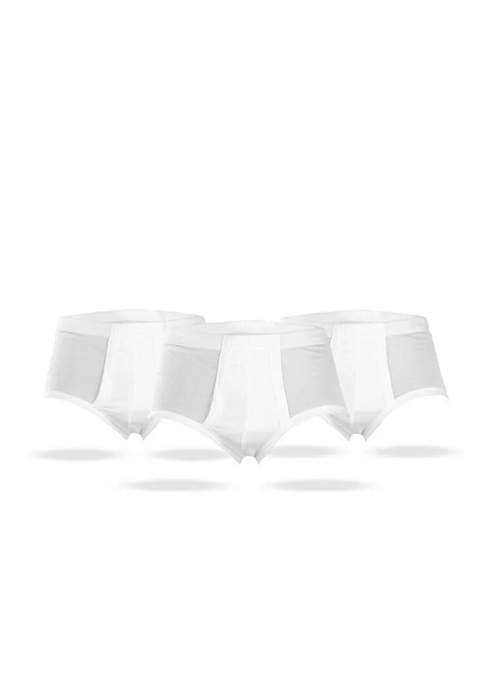 Cotton Slip Pack Of 3 White