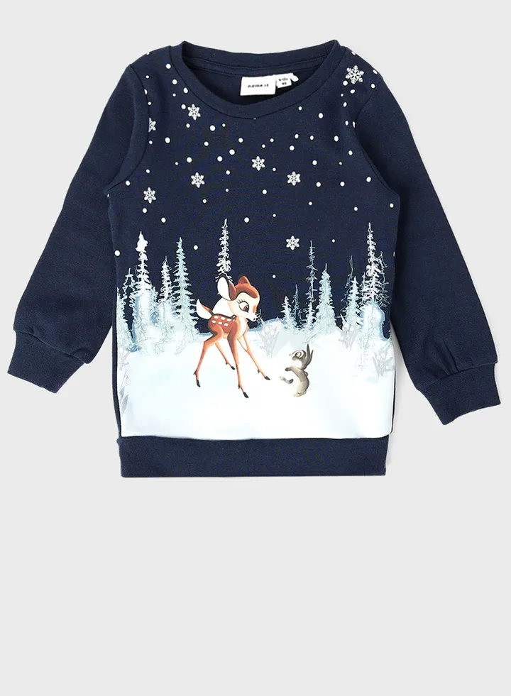 Kids Bambi Long Sleeve Sweatshirt